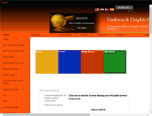 Tablet Screenshot of hhschools.org